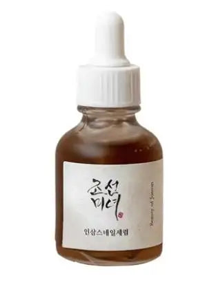 Ginseng serum for anti aging and skin revitalizing