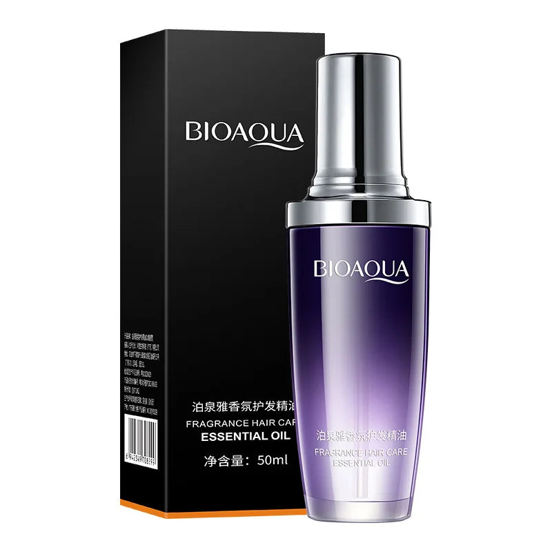 Bioaqua Lavender Fragrance Hair Care Essential Oil purple bottle
