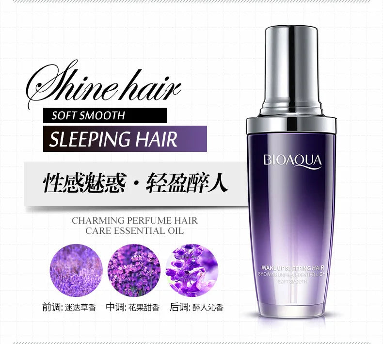 Bioaqua Lavender Hair Care Essential Oil for soft and shiny hair
