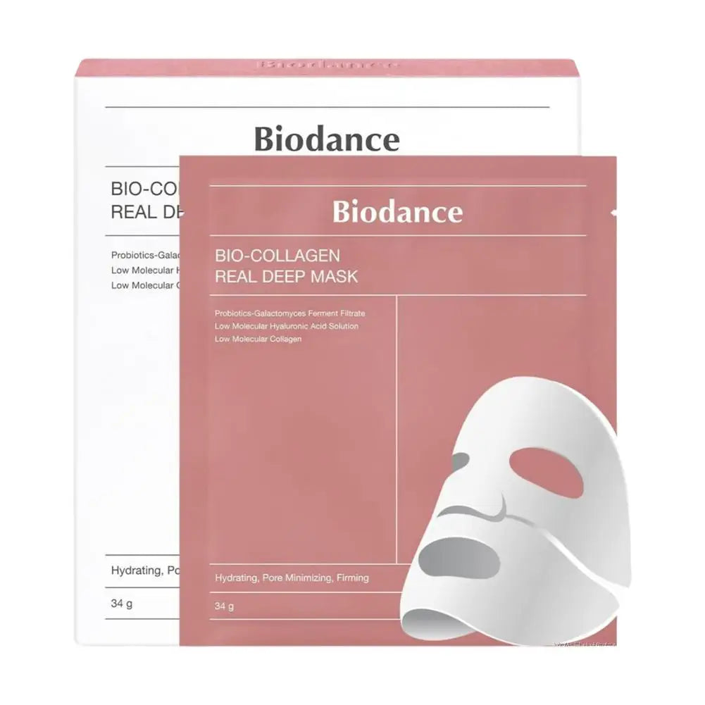 Biodance Bio-Collagen Overnight Hydrogel Mask for deep hydration and firming Pink 1 pcs 