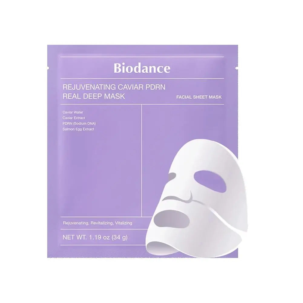 Biodance Bio-Collagen Overnight Hydrogel Mask for deep hydration and firming Purple 