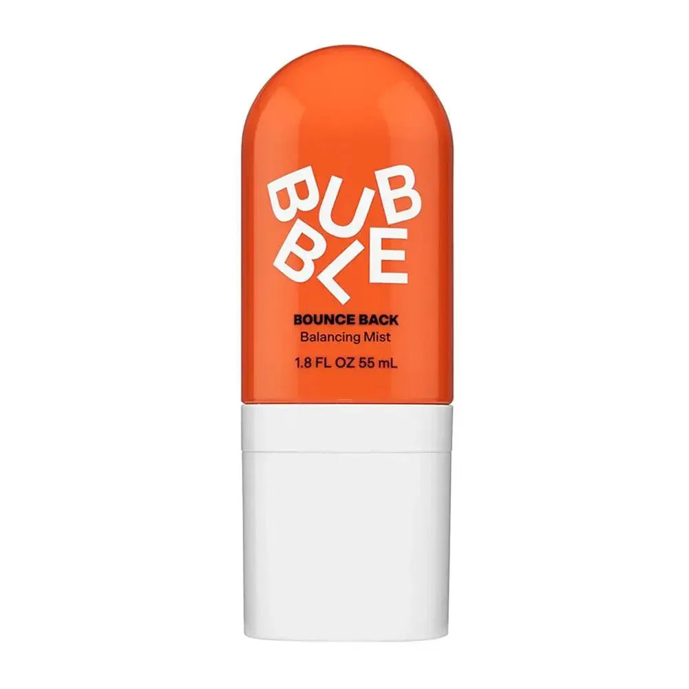 English: Bubble Bounce Back Balancing Mist bottle, refreshing hydrating mist for face