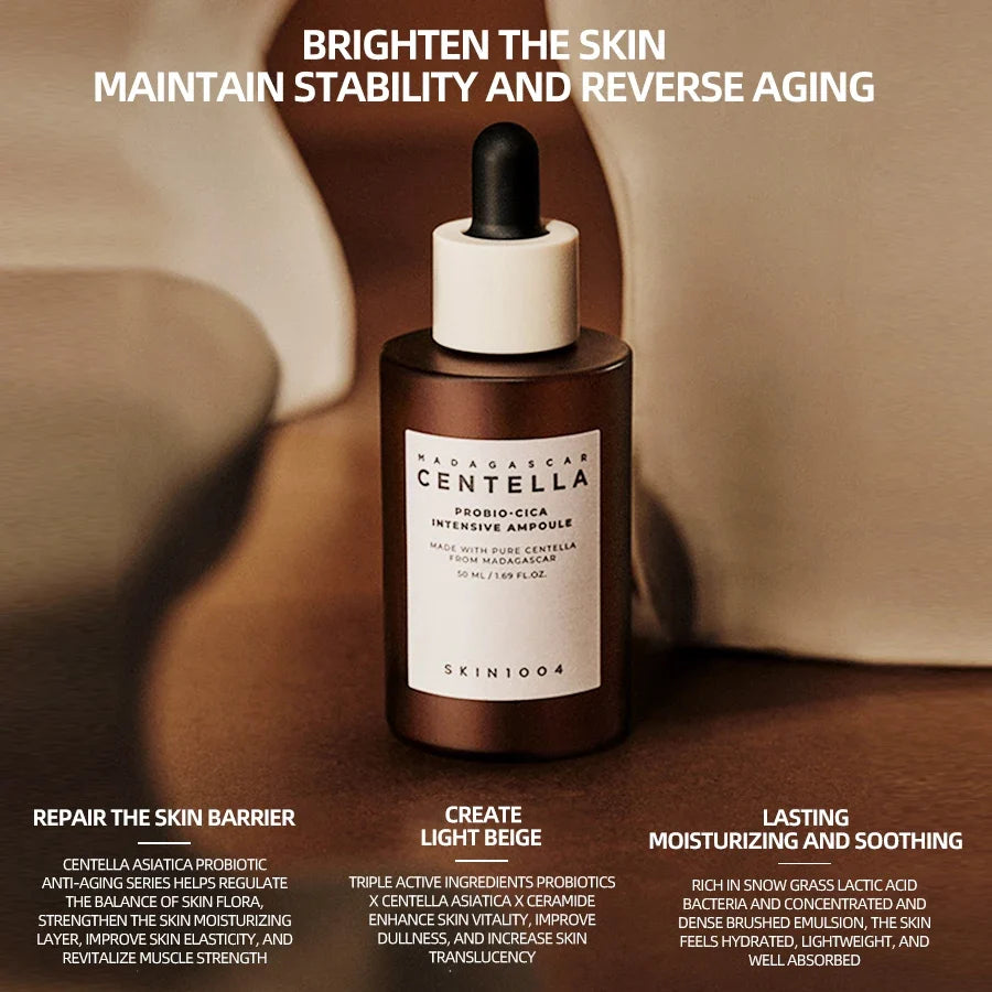 Centella Probio Cica ampoule texture with probiotic centella formula
