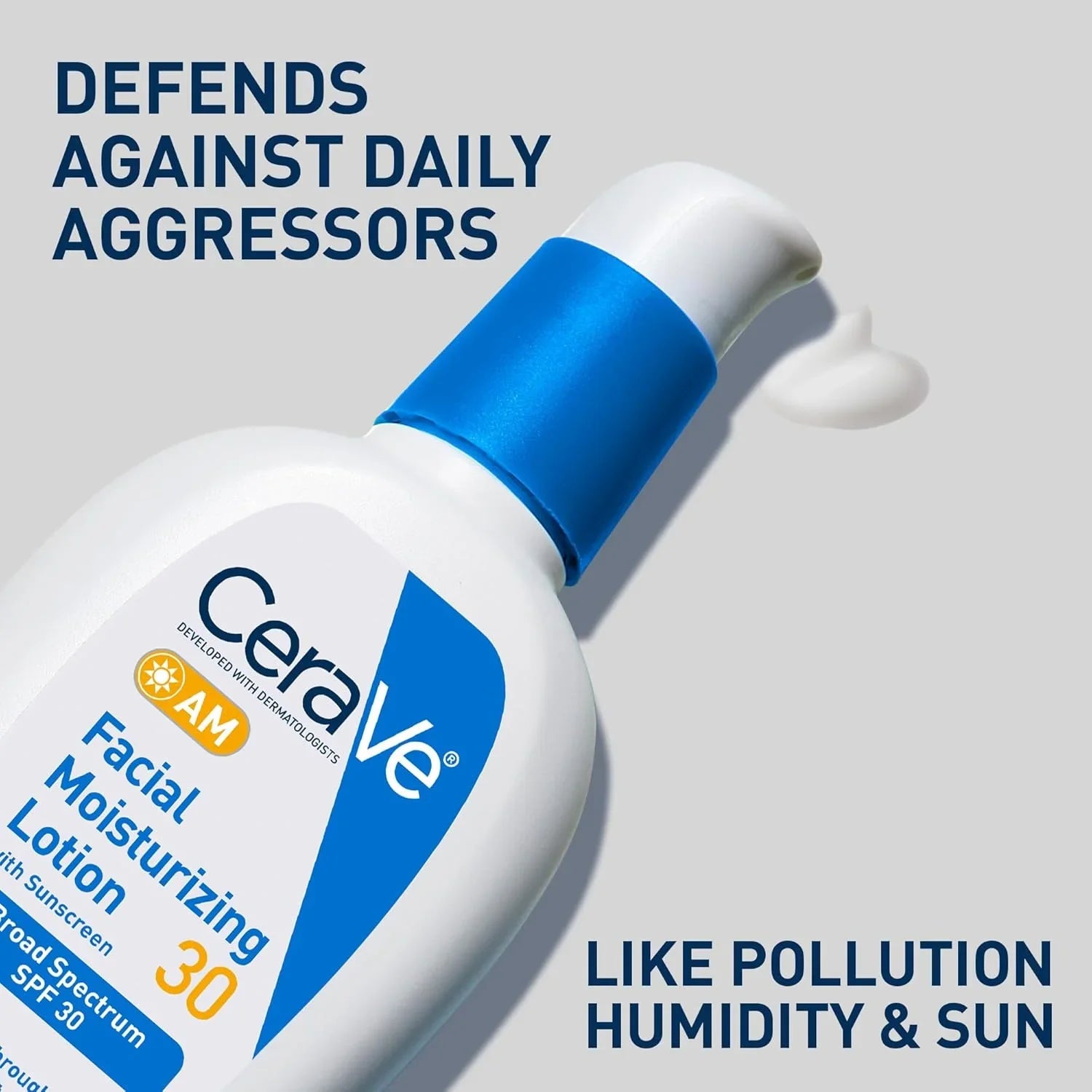 CeraVe oil free moisturizer with sunscreen texture