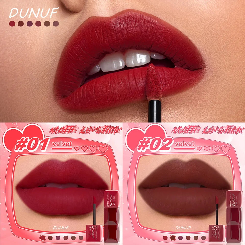 DUNUF Velvet Matte Lip Tint finish 