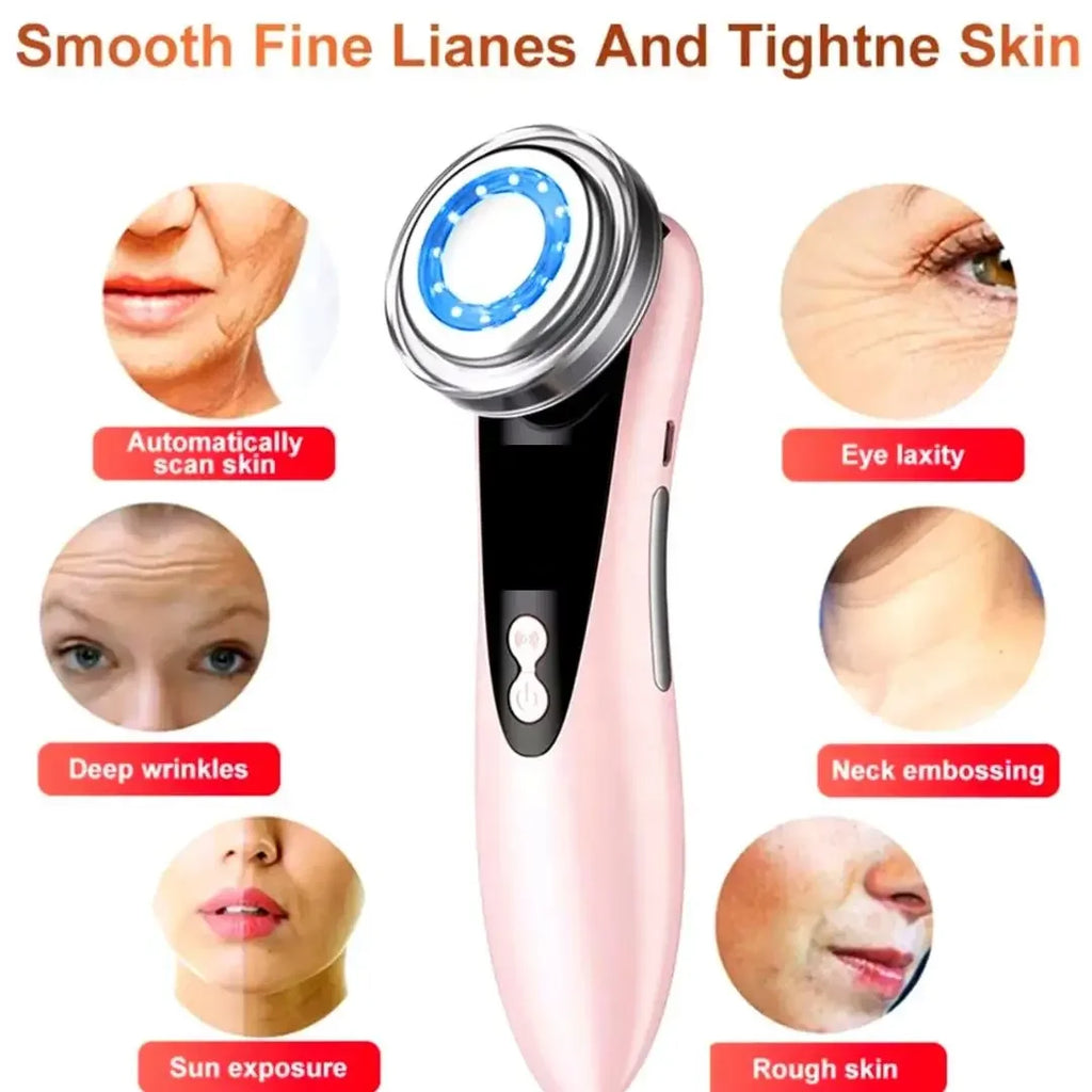 4-in-1 Face Massager LED Device features