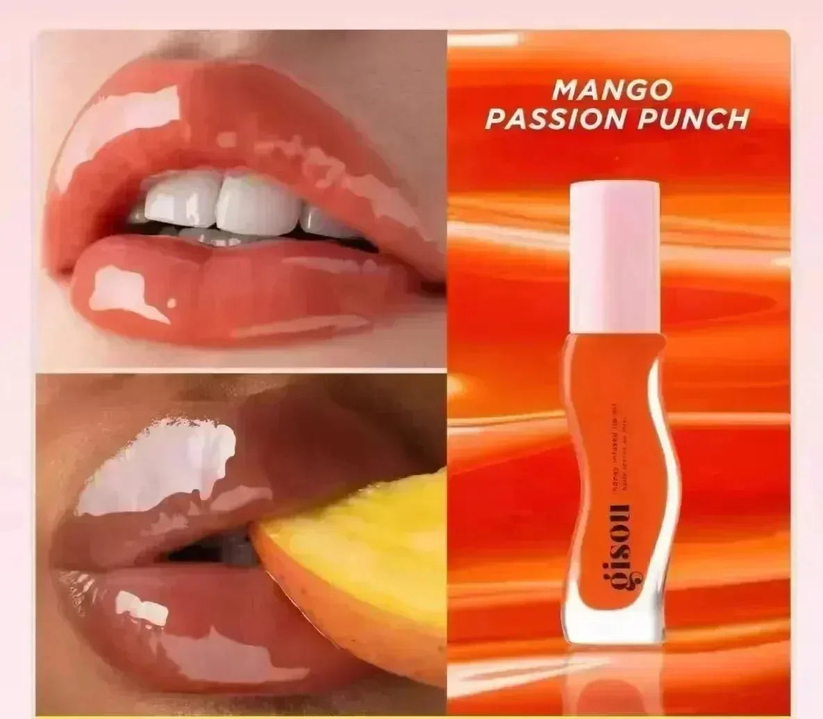 Gisou Honey Infused Lip Oil nourishing lip Mango 