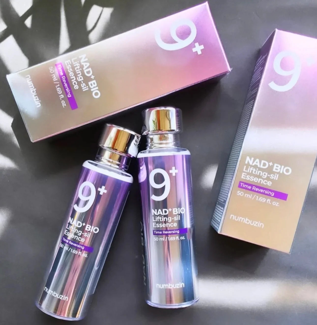 Time reversing Numbuzin silk essence for anti-aging care