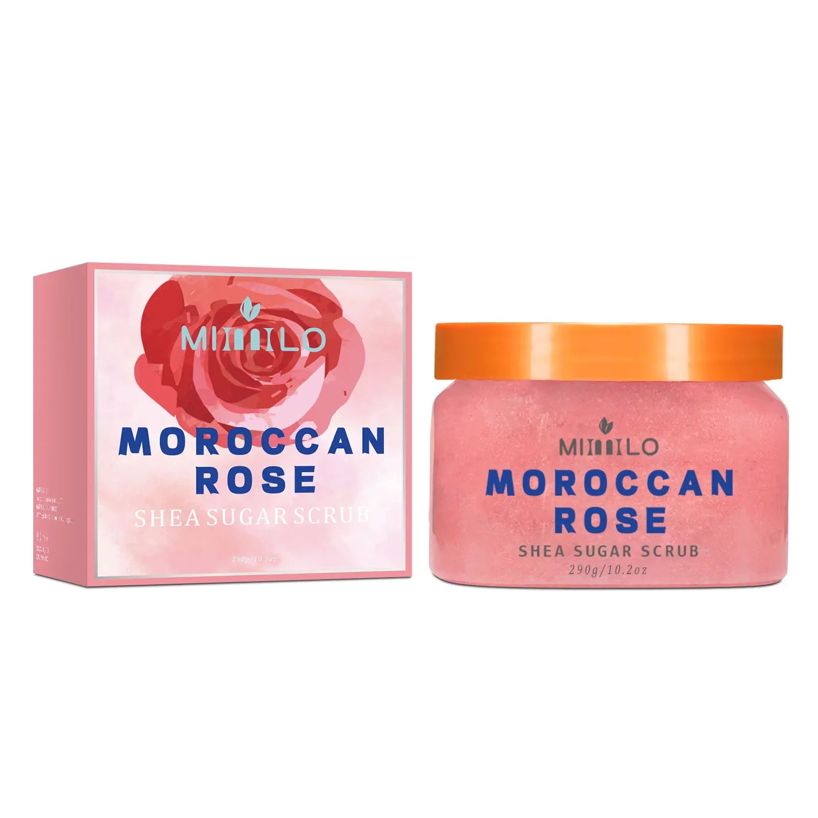 Shea sugar Moroccan rose body scrub 