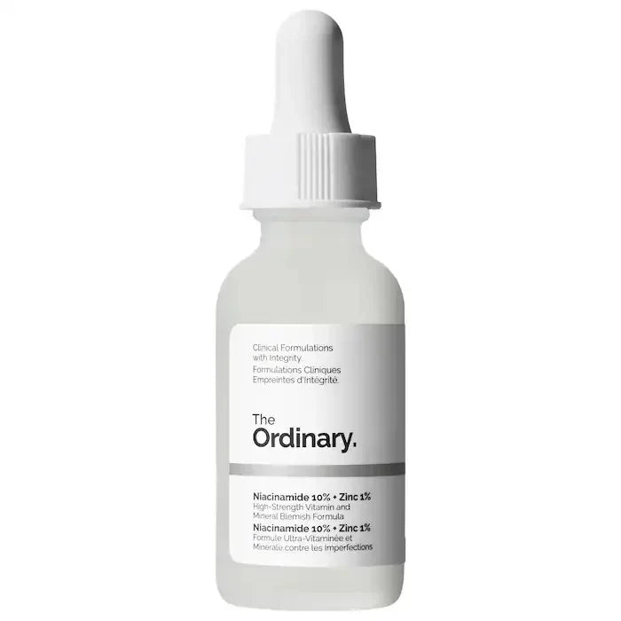 The Ordinary Niacinamide 10% + Zinc 1% Serum for blemish control