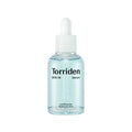 Torriden serum bottle with dropper on a white background