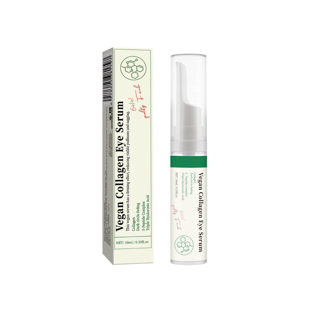 Vegan Collagen Eye Serum with 5 Peptide Complex and Triple Hyaluronic Acid